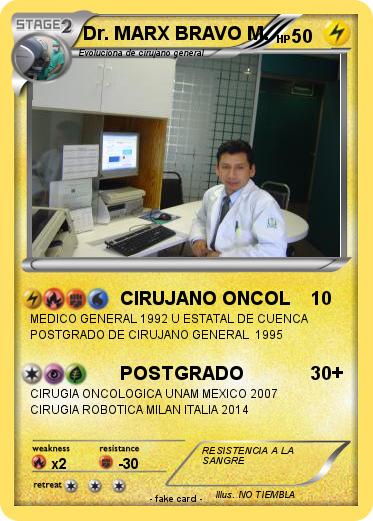 Pokemon Dr. MARX BRAVO M.