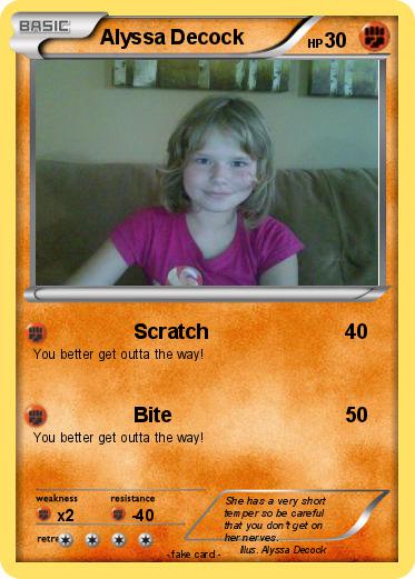 Pokemon Alyssa Decock