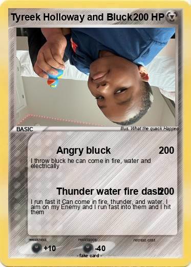 Pokemon Tyreek Holloway and Bluck