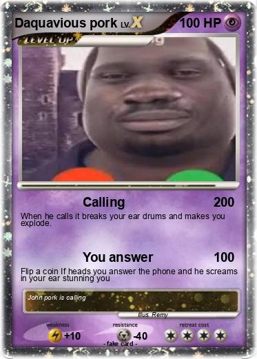 Pokemon Daquavious pork