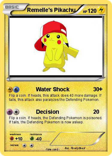 Pokemon Remelle's Pikachu
