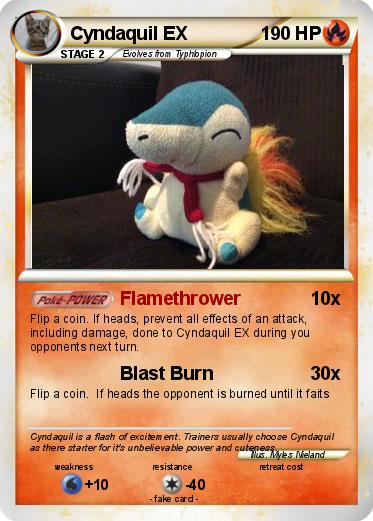 Pokemon Cyndaquil EX