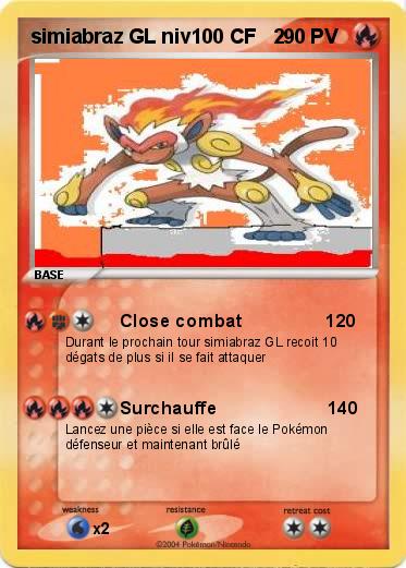 Pokemon simiabraz GL niv100 CF   2