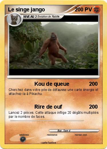 Pokemon Le singe jango