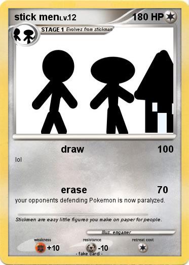 Pokemon stick men