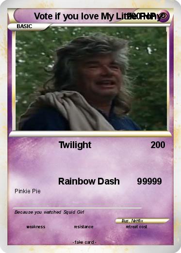 Pokemon Vote if you love My Little Pony
