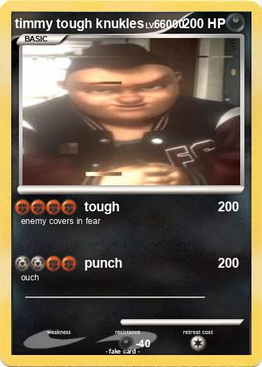 Pokemon timmy tough knukles