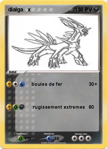 Pokemon dialga   x       