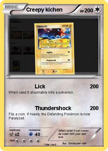 Pokemon Creepy kichen