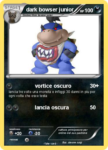 Pokemon dark bowser junior