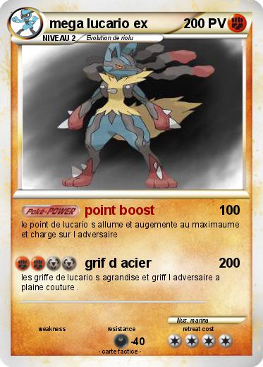 Pokemon mega lucario ex