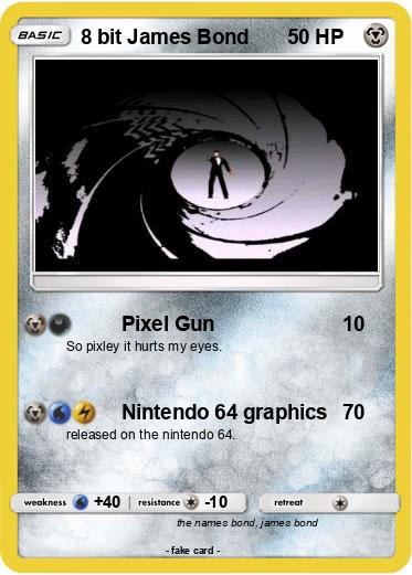 Pokemon 8 bit James Bond