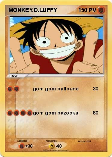Pokemon MONKEY.D.LUFFY