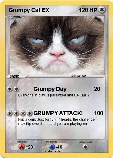 Pokemon Grumpy Cat EX