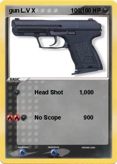 Pokemon gun L.V X                      100,