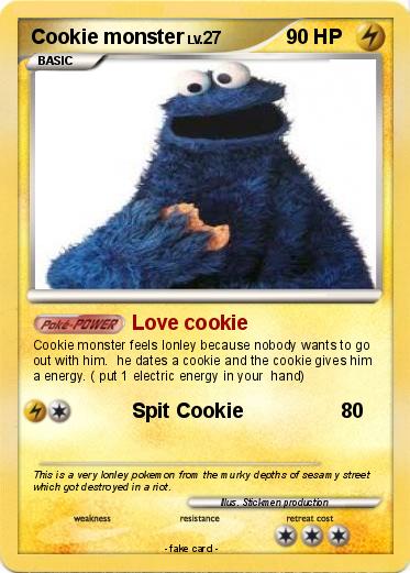 Pokemon Cookie monster