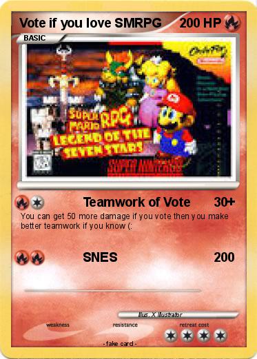 Pokemon Vote if you love SMRPG