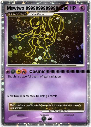 Pokemon Mewtwo 9999999999999