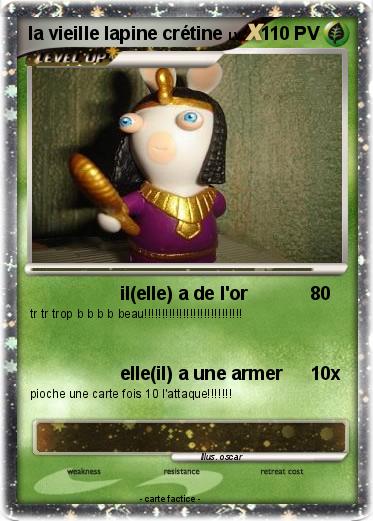 Pokemon la vieille lapine crétine