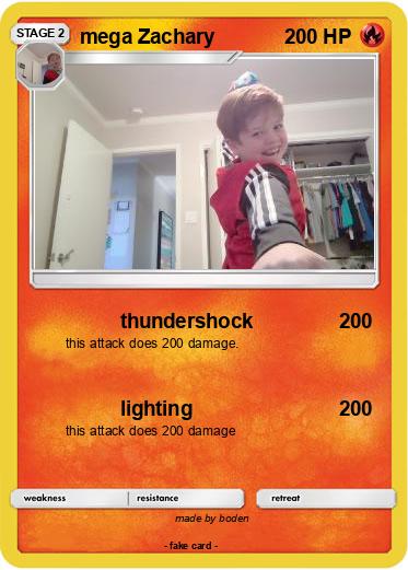 Pokemon mega Zachary