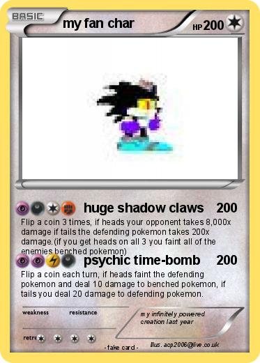 Pokemon my fan char