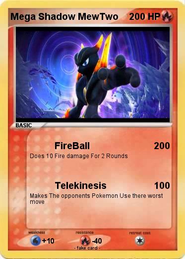 Pokemon Mega Shadow MewTwo