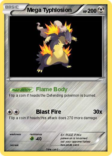 Pokemon Mega Typhlosion