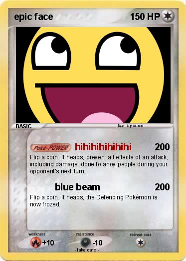 Pokemon epic face
