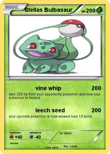 Pokemon Stellas Bulbasaur