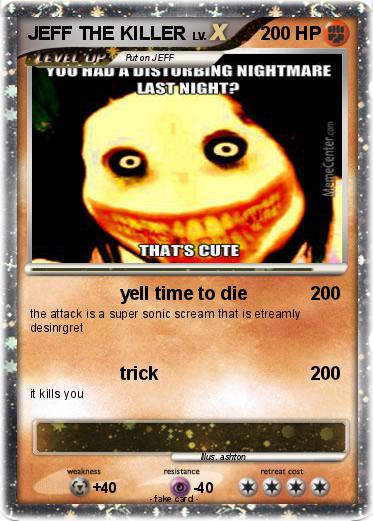 Pokemon JEFF THE KILLER