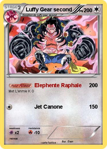 Pokemon Luffy Gear second