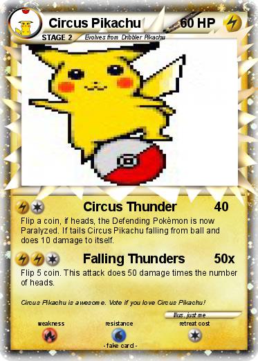 Pokemon Circus Pikachu