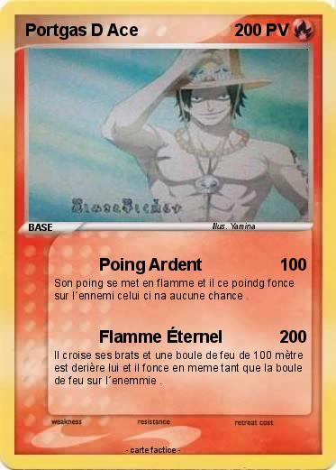 Pokemon Portgas D Ace