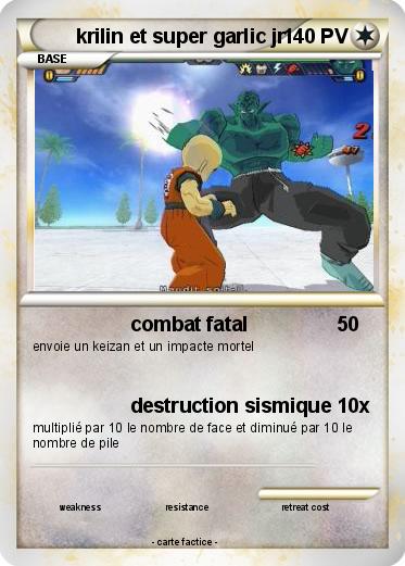 Pokemon krilin et super garlic jr