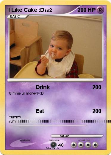 Pokemon I Like Cake :D
