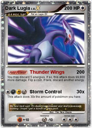 Pokemon Dark Lugia