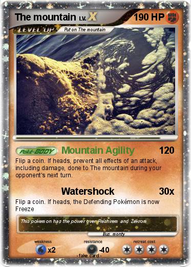 Pokemon The mountain