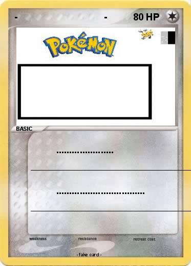 Pokemon -                                 -