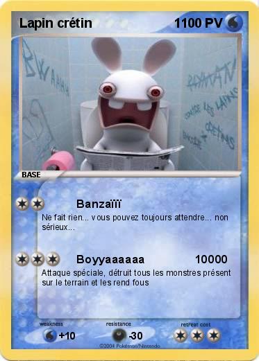 Pokemon Lapin crétin                       1                     