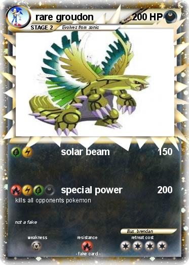 Pokemon rare groudon