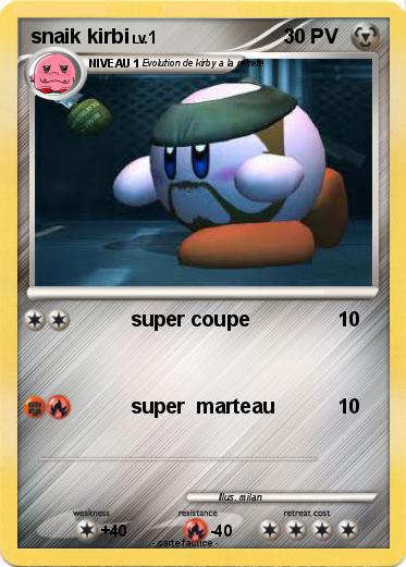 Pokemon snaik kirbi