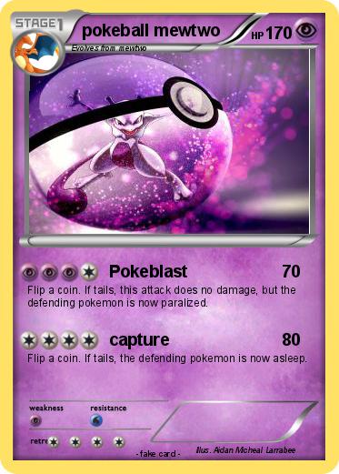 Pokemon pokeball mewtwo