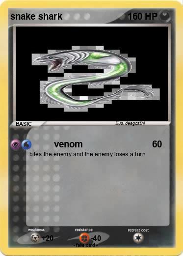 Pokemon snake shark