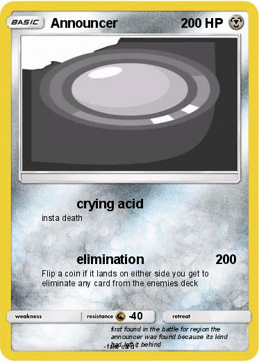 Pokemon Announcer