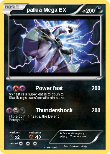 Pokemon palkia Mega EX