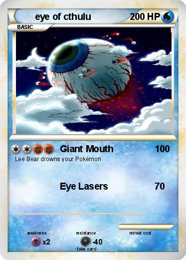 Pokemon eye of cthulu