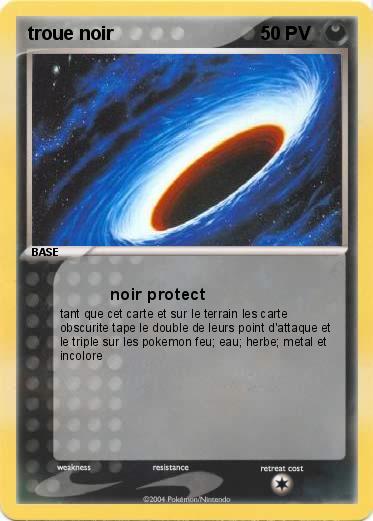Pokemon troue noir
