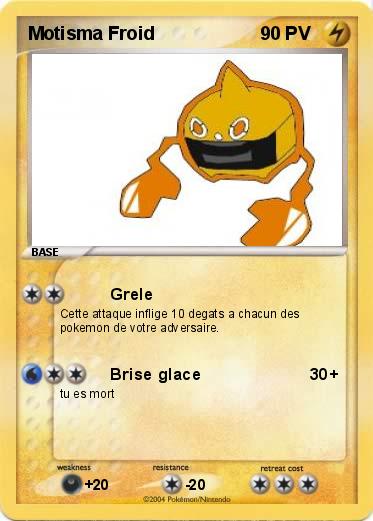 Pokemon Motisma Froid