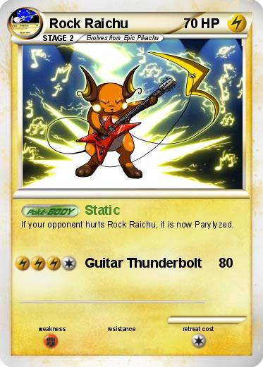 Pokemon Rock Raichu