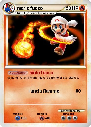 Pokemon mario fuoco